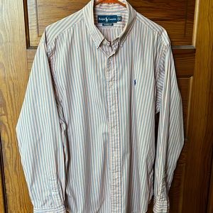 Men’s Large RL dress shirt Beautiful Condition
